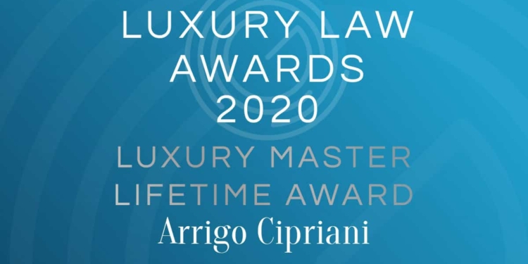 Arrigo Cipriani. Riconoscimento dal Luxury Law Summit
