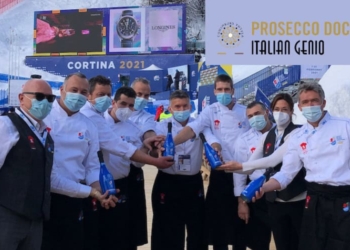 Il Prosecco vince anche a Cortina