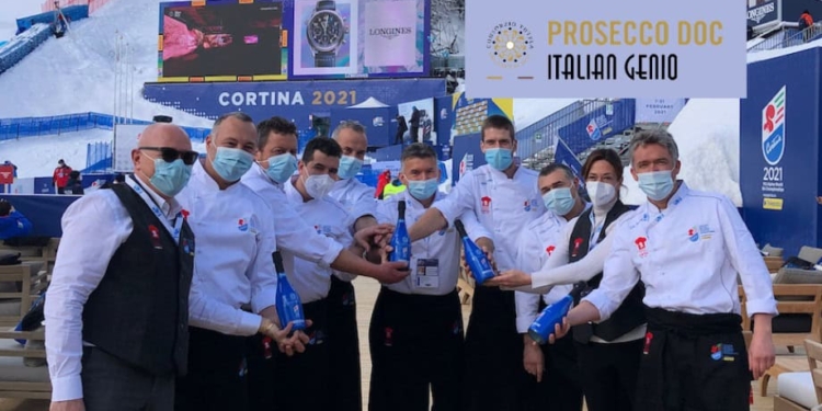 Il Prosecco vince anche a Cortina