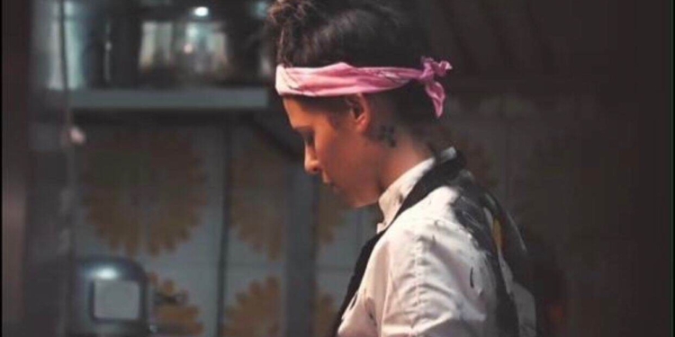 Eleonora Andriolo e la sua anguilla alla brace