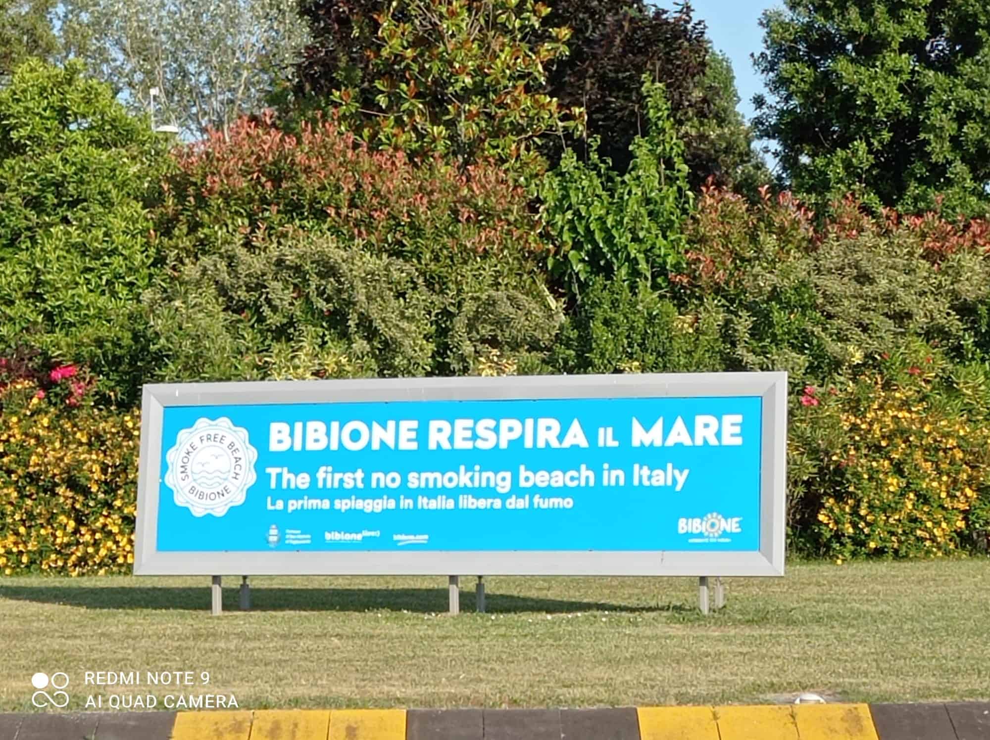 Bibione dietro alla legge contro il fumo all’aperto