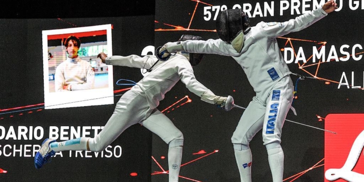 La giovane scherma trevigiana domina in Italia