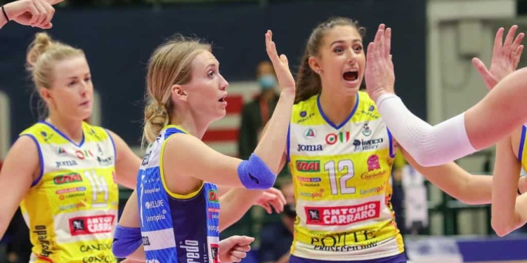 70 volte Imoco ma dopo 5 set!