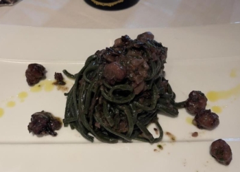 Roberto e Marco Brigato e i tagliolini alla spirulina