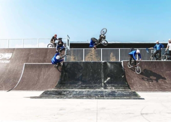 La pista di BMX nel cuore di un Campus