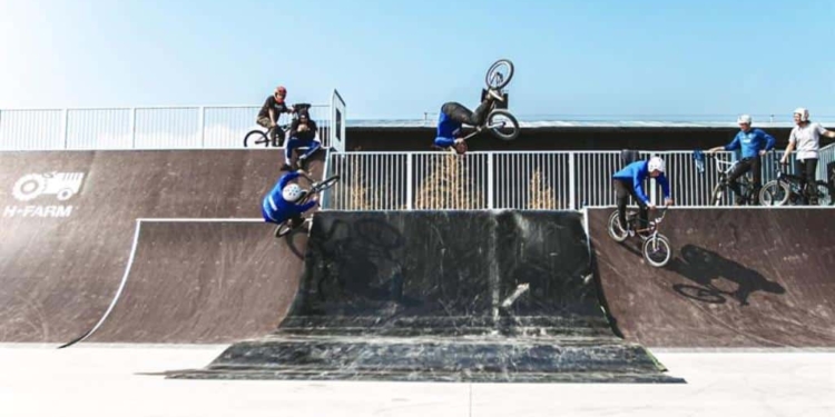 La pista di BMX nel cuore di un Campus