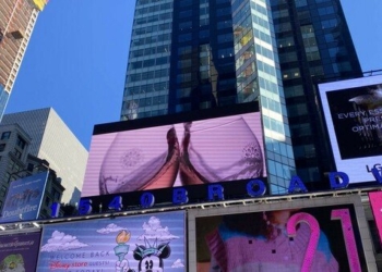 A Times Square si brinda col prosecco