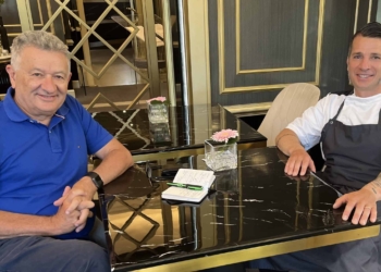 Marcello Corrado e il risotto burrata, limone e sgombro