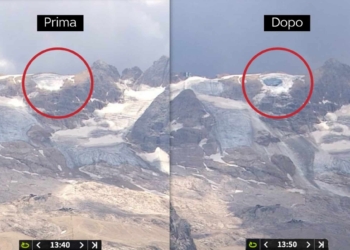 Marmolada: nel 2040 il ghiacciaio non ci sarà più