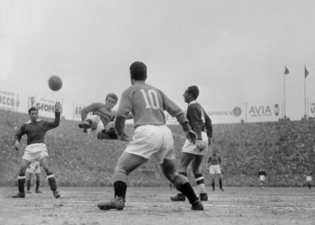 Boniperti e Pennacchia: due giganti e un pallone