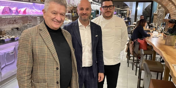 Riccardo Pitteo, Marco Danelli e il risotto di zucca e nocciole