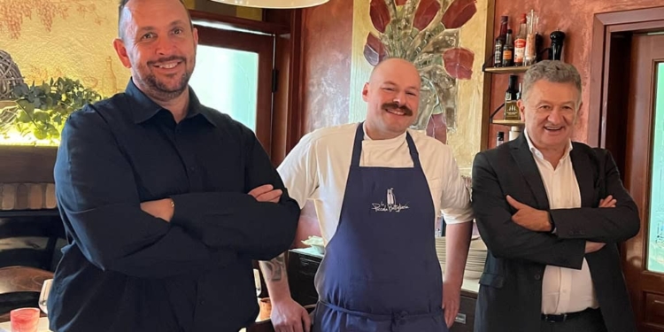 Mattia e la crema di patate, tartufo e mazzancolle