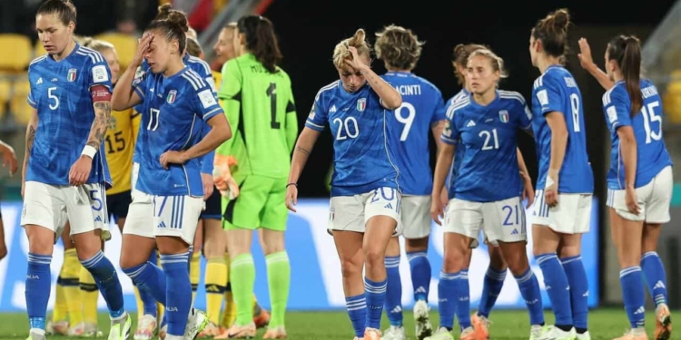 La brutta notte azzurra del calcio femminile