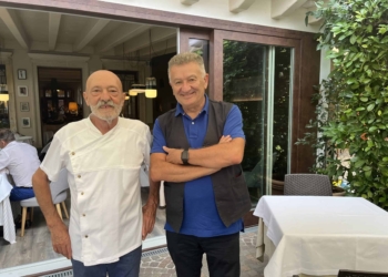 Gianni  Rugolotto e la sua tartare di ricciola e melone