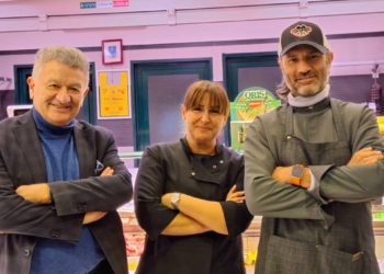 Tatiana e il cinghialetto in umido con polenta al formaggio