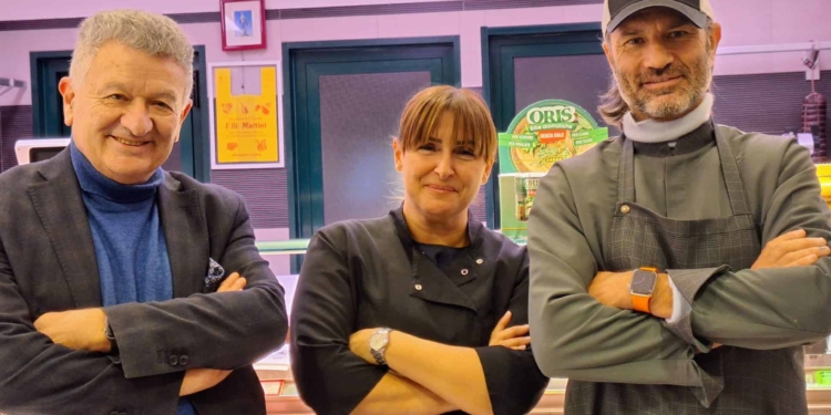 Tatiana e il cinghialetto in umido con polenta al formaggio