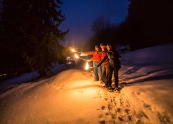 Ciaspolate al chiaro di luna in Val di Sole