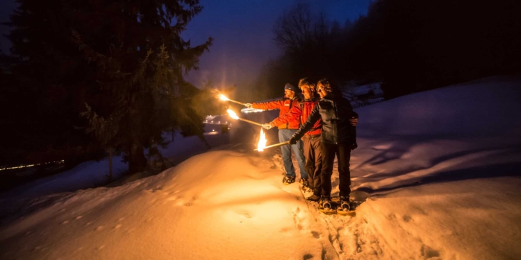 Ciaspolate al chiaro di luna in Val di Sole