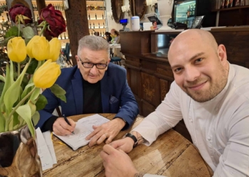 Alessio Cascino e il risotto Arlecchino
