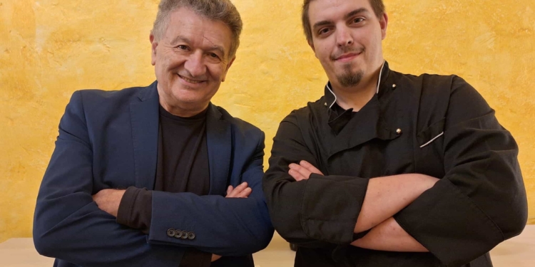 Enrico Fracasso del Castello di Valbona e il raviolone cromatico