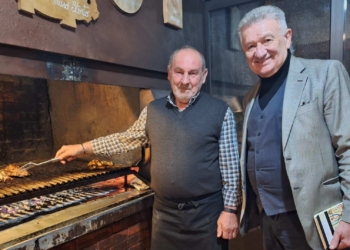 Daniele  Barban e la sua ricetta della carne salada