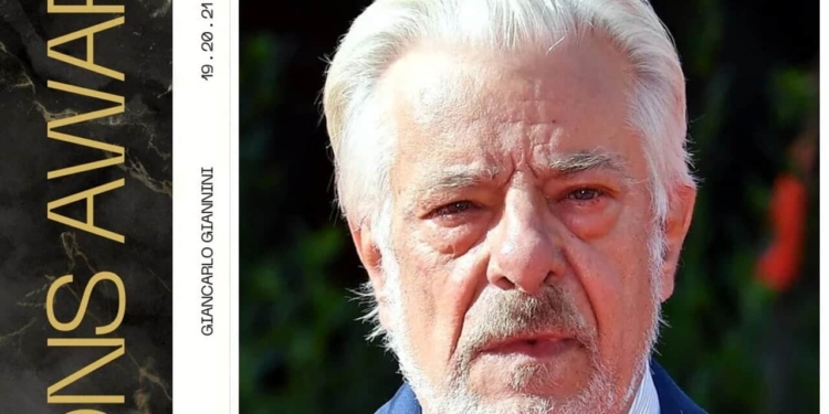 Il Nations Award a Giancarlo Giannini premiato da Sandro Bottega