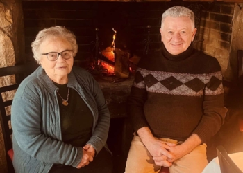 La signora Zuma (Enotrattoria da Serafino ) e le tagliatelle in brodo