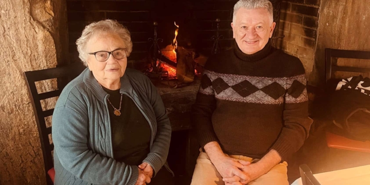 La signora Zuma (Enotrattoria da Serafino ) e le tagliatelle in brodo