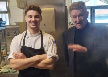 Vasile Cucu e il tataki di tonno in crosta di frutta secca