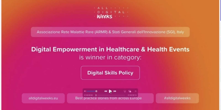 Alla Rete Malattie Rare il premio “All Digital Week”