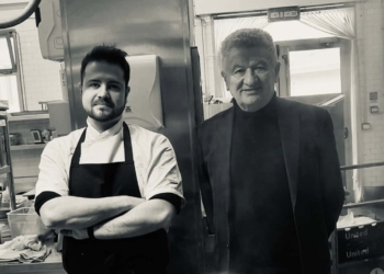 Sebastiano Ungolo da “Poppi” di Mira  e l’antipasto crudo di pesce