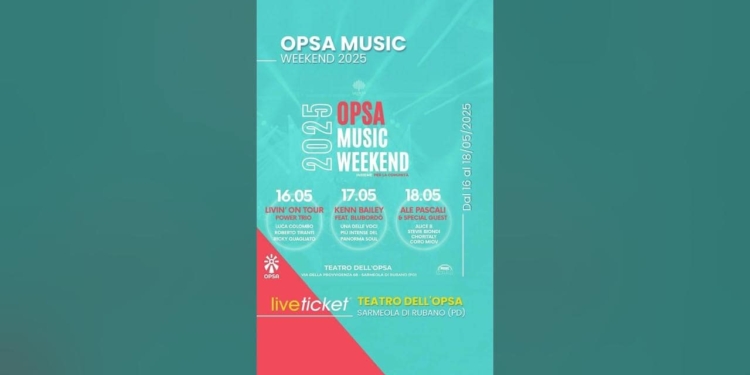 Ecco l’OPSA Music Weekend, grande musica e solidarietà