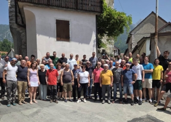 Rinnovata la consuetudine del Piodego: nove frazioni al lavoro