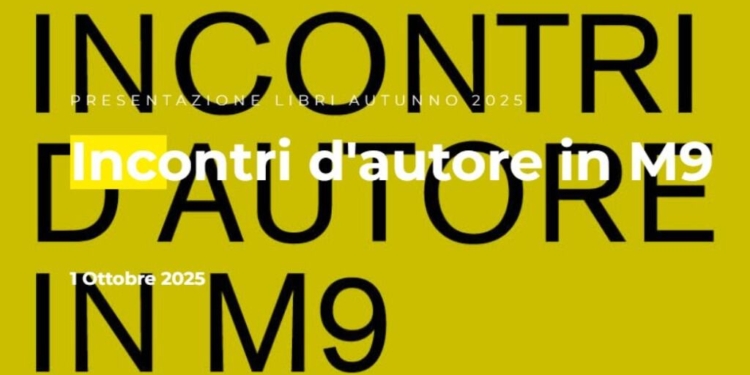 “M9 incontri d’autore”: autunno con gli scrittori