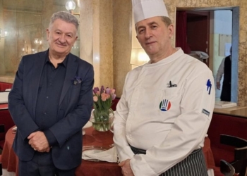 Florian Bunea, lo chef del Pedrocchi, e il suo “Rombo alla Rossini”
