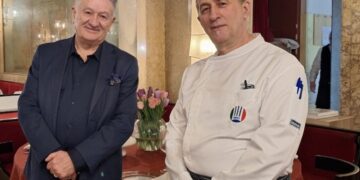 Florian Bunea, lo chef del Pedrocchi, e il suo “Rombo alla Rossini”