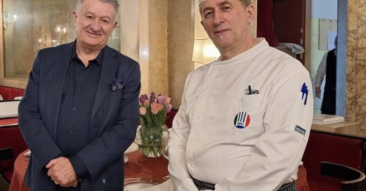 Florian Bunea, lo chef del Pedrocchi, e il suo “Rombo alla Rossini”