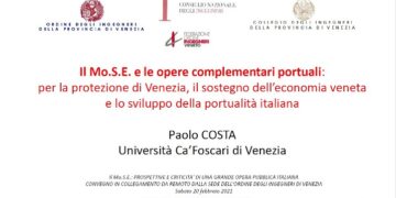 Paolo Costa e il porto off shore al largo di Venezia