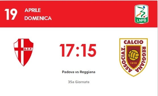 Padova-Reggiana il vero bivio