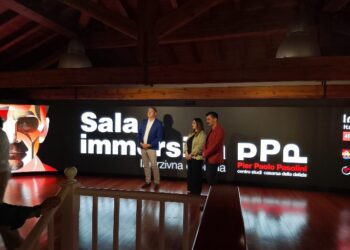 Entri nella Sala Immersiva e trovi Pasolini che parla, gira un film…