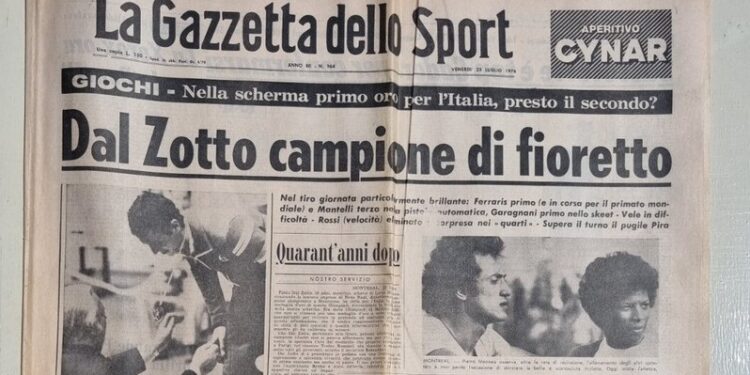 50 anni fa l’oro olimpico di Dal Zotto: la sua era la “pop art” del fioretto