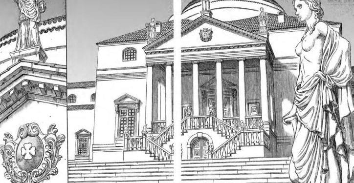La Rotonda entra nel mondo di Berserk; quando Palladio incontra il manga