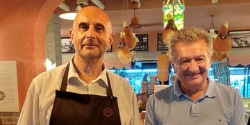 Sandro del ristorante “Da Moreno” di Jesolo e la “Teciada e subioti”
