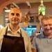 Sandro del ristorante “Da Moreno” di Jesolo e la “Teciada e subioti”