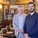 Alban del Caffè Saraceno a Rialto e i paccheri al salmone e asparagi