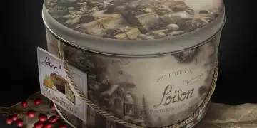 Vent’anni di latta Loison: il Natale 2026 è vintage